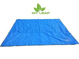 MY LEAF BUFD01BU เสื่อปิคนิค ผ้าปูพื้น แผ่นรองนอน แบบกันน้ำ ขนาด 240 x 220 cm （สีฟ้า）