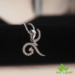 MY LEAF XL9SV สร้อยคอพร้อมจี้เลข ๙ ไทย(สีเงิน)