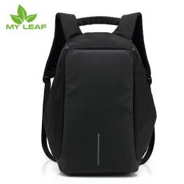 MYLEAF FDB01BK  กระเป๋าเป้กันขโมย（สีดำ）