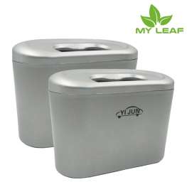 MYLEAF YJN01SV ถังขยะในรถ（สีเงิน）