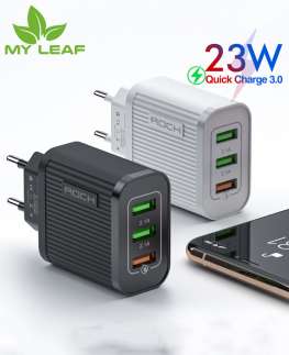 3USB travel charger  หัวชาร์จ Quick Charge