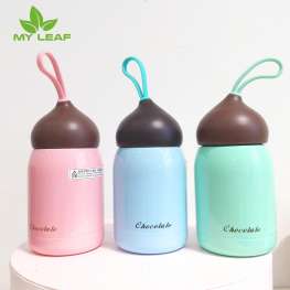 แก้วน้ำสแตนเลสน่ารัก แก้วนักเรียน แก้วเด็ก Chocolate cup