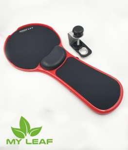 MYLEAF JKV8RD ที่วางเมาส์และที่วางแขน - Deluxe (สีแดง)