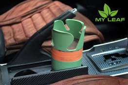 MY LEAF MCHG1GN ที่วางแก้วน้ำในรถและที่เก็บของในรถ เอนกประสงค์ (สีเขียว)