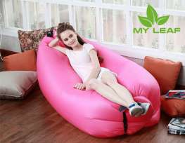 MY LEAF LMZG1PK โซฟาลมแบบพกพา เรียนแบบ LAMZAC เกรดสูง (สีชมพู)
