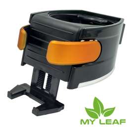 MY LEAF AXA8OG ที่วางแก้วน้ำที่วางขวดน้ำและมือถือในรถยนต์แบบเสียบช่องแอร์ （สีส้ม）